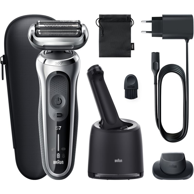 Braun Series 7 71-S7200cc електрическа самобръсначка Silver - Електроуред - Сравни цени от 1 магазин с безплатна доставка