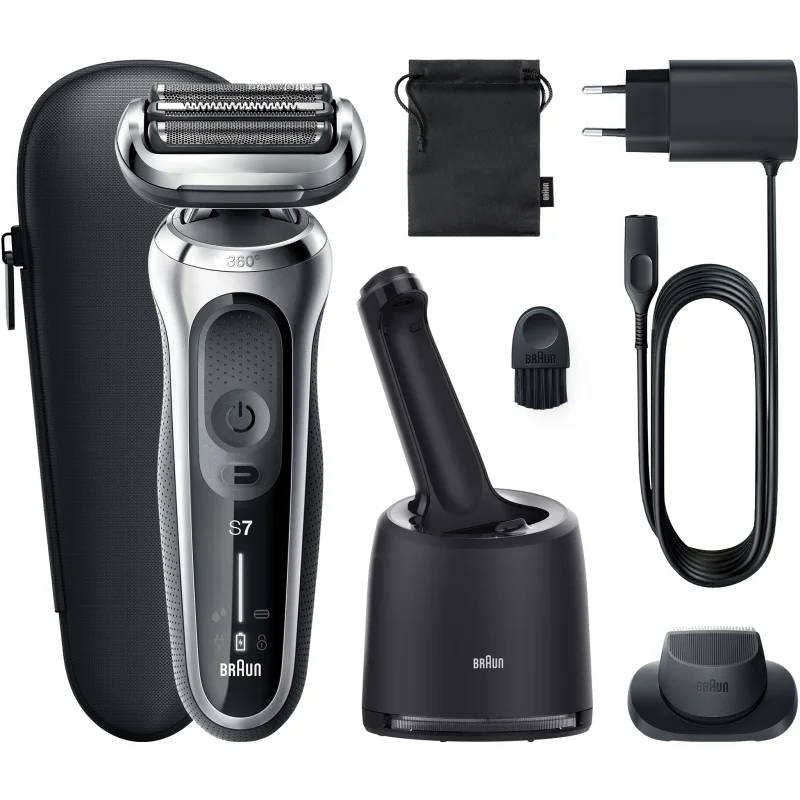 Braun Series 7 71-S7200cc електрическа самобръсначка Silver - Електроуред - Сравни цени от 1 магазин с безплатна доставка