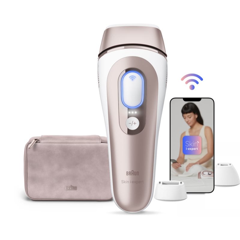 Braun Smart Skin Expert IPL7147 смарт IPL уред за отстраняване на косъмчета за тяло, лице, бикини зона и подмишници