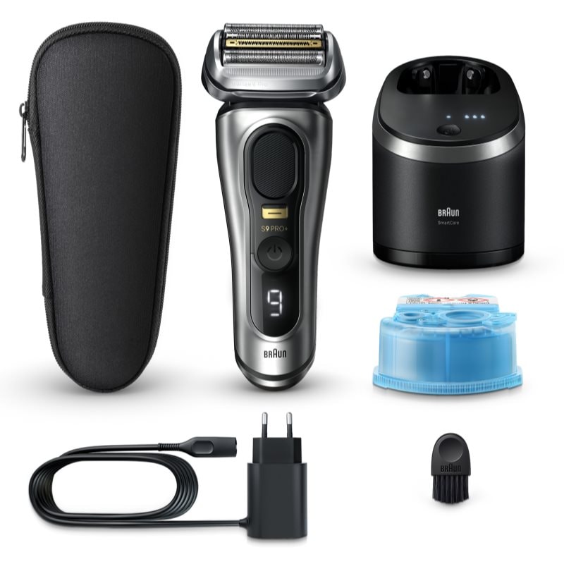 Braun Series 9 PRO+ 9567cc електрическа самобръсначка с почистваща и зарядна станция Silver - Електроуред - Сравни цени от 1 магазин с безплатна доставка