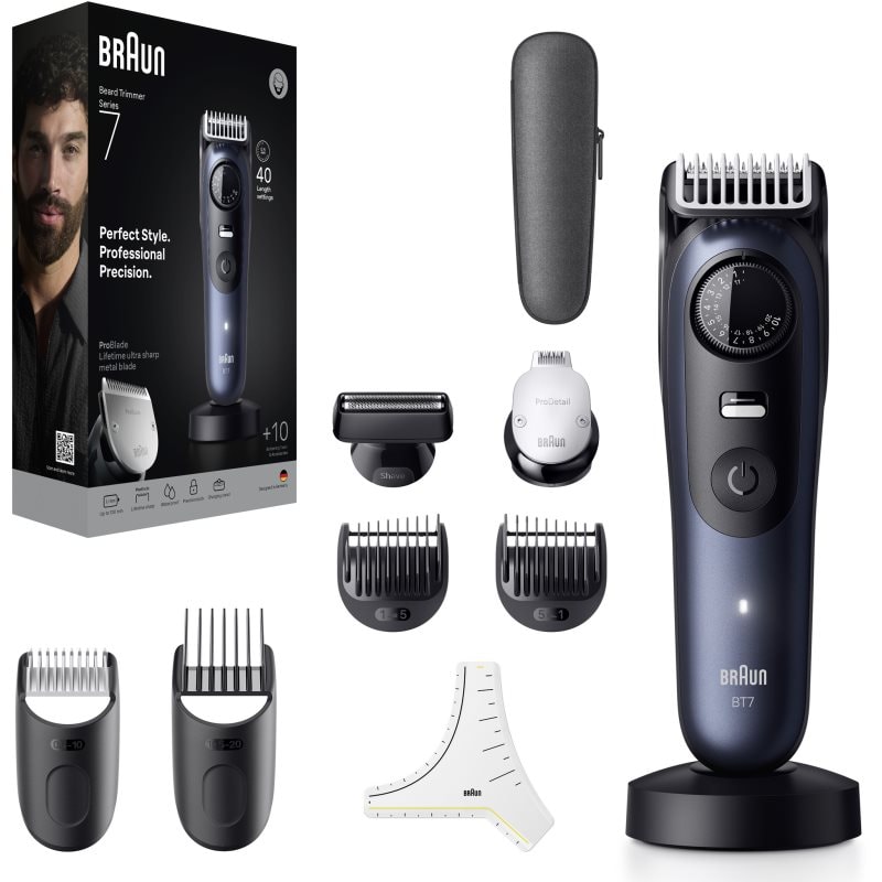 Braun Series 7 BT7540 машинка за подстригване на брада + 10 стилизиращи уреда - Електроуред - Сравни цени от 1 магазин с безплатна доставка