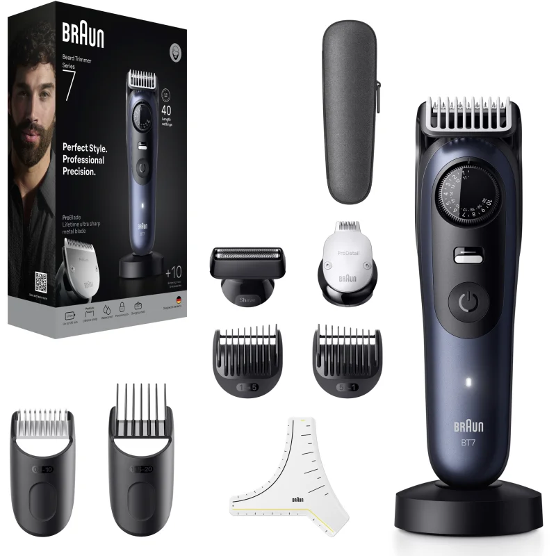 Braun Series 7 BT7540 машинка за подстригване на брада + 10 стилизиращи уреда - Електроуред - Сравни цени от 1 магазин с безплатна доставка