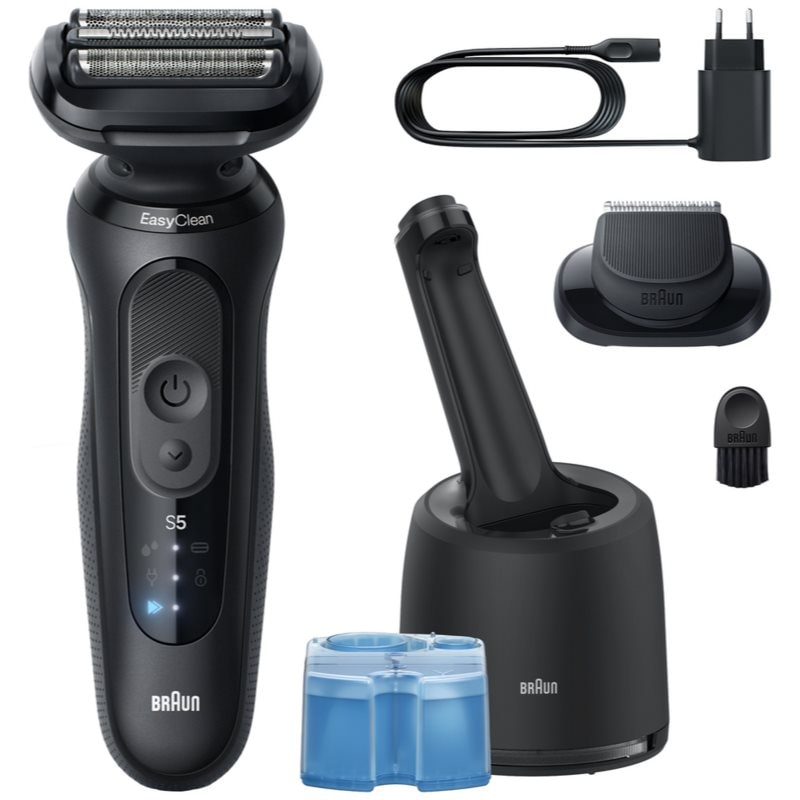 Braun Series 5 52-N7200cc електрическа самобръсначка с почистваща и зарядна станция SmartCare Black - Електроуред - Сравни цени от 1 магазин с безплатна доставка