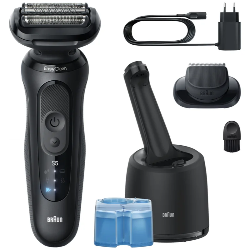 Braun Series 5 52-N7200cc електрическа самобръсначка с почистваща и зарядна станция SmartCare Black - Електроуред - Сравни цени от 1 магазин с безплатна доставка