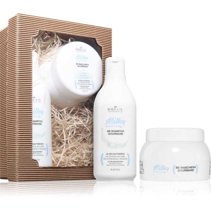 Brelil Professional Milky Sensation Set подаръчен комплект за увредена коса