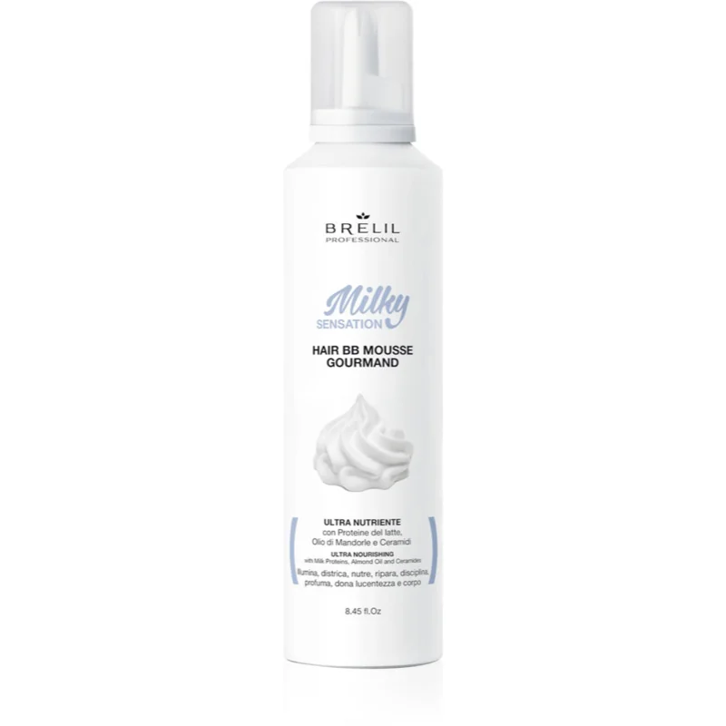 Brelil Professional Milky Sensation Hair BB Mousse хидратираща пяна за непокорна коса - Грижа за коса - Сравни цени от 1 магазин с безплатна доставка