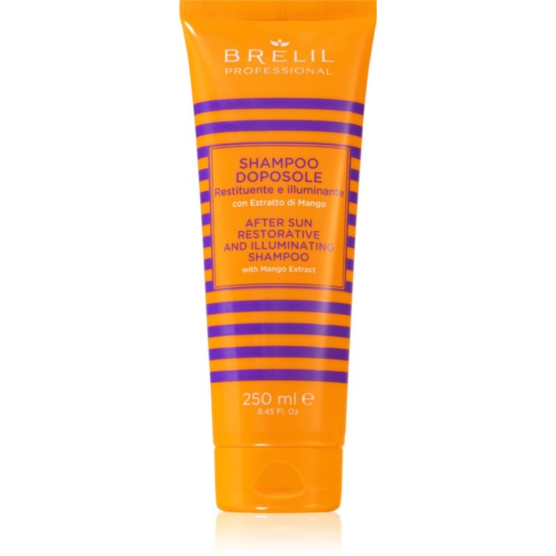 Brelil Professional Brelil Professional Solaire After Sun Shampoo подхранващ шампоан за коса увредена от слънце, хлор и солна вода - Унисекс парфюм 250мл - Сравни цени от 1 магазин с безплатна доставка