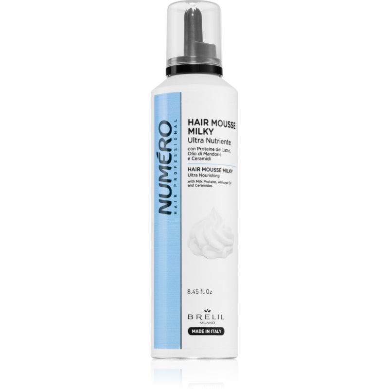 Brelil Professional Milky Ultra Nutriente Hair Mousse пяна за всички видове коса