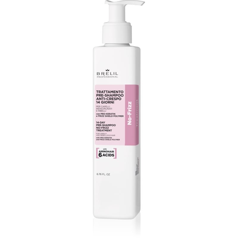Brelil Professional No Frizz 14 Days No Frizz Treatment грижа за използване преди нанасянето на шампоан за непокорна коса - Грижа за коса - Сравни цени от 1 магазин с безплатна доставка