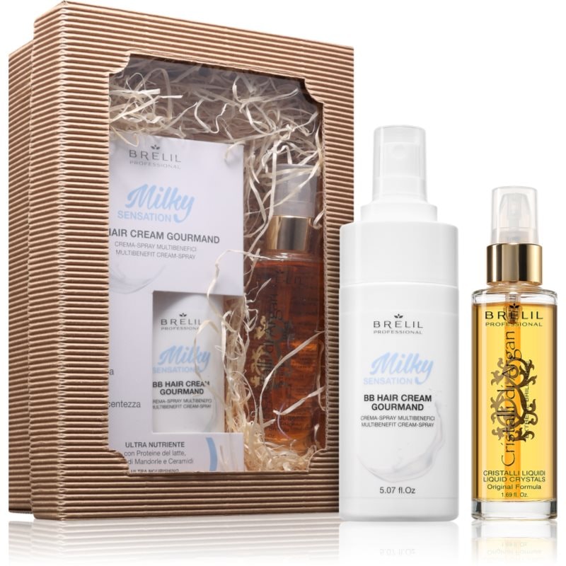 Brelil Professional Gift Set подаръчен комплект за блясък и мекота на косата - Комплект - Сравни цени от 1 магазин с безплатна доставка