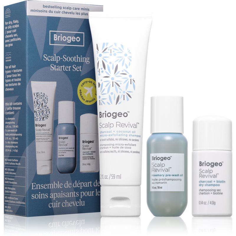 Briogeo Scalp-Soothing Starter Set подаръчен комплект За коса за жени - Комплект - Сравни цени от 1 магазин с безплатна доставка