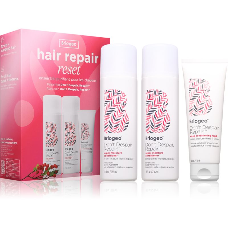Briogeo Hair Repair подаръчен комплект За коса за жени - Комплект - Сравни цени от 1 магазин с безплатна доставка