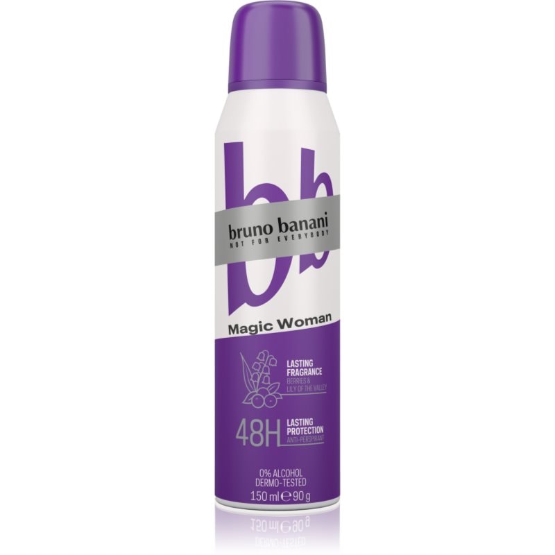 Bruno Banani Magic Woman антиперспирант 48 часа за жени - Грижа за тяло - Сравни цени от 1 магазин с безплатна доставка