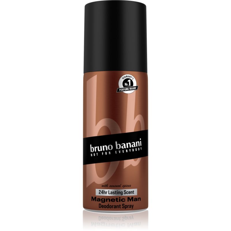 Bruno Banani Magnetic Man дезодорант в спрей 24 часа за мъже - Грижа за тяло - Сравни цени от 1 магазин с безплатна доставка