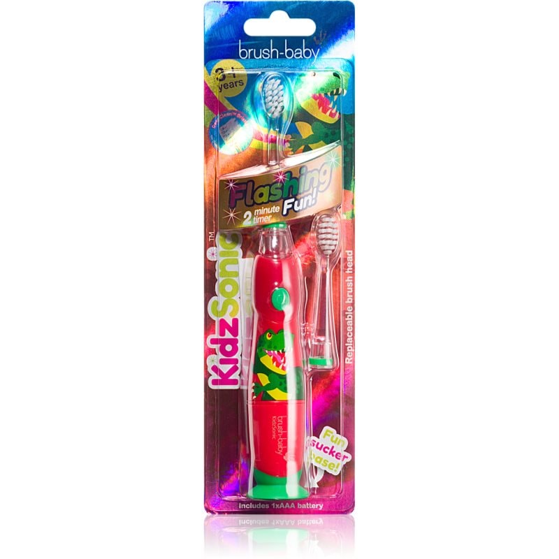 Brush Baby KidzSonic Dinosaur електрическа четка за зъби + резервни глави - Електроуред - Сравни цени от 1 магазин с безплатна доставка
