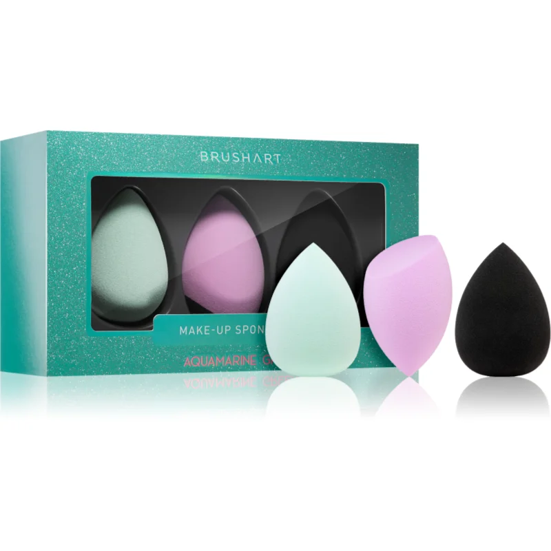 BrushArt Make-up Sponge Set гъба за фон дьо тен AQUAMARINE GREEN - Грим - Сравни цени от 1 магазин с безплатна доставка