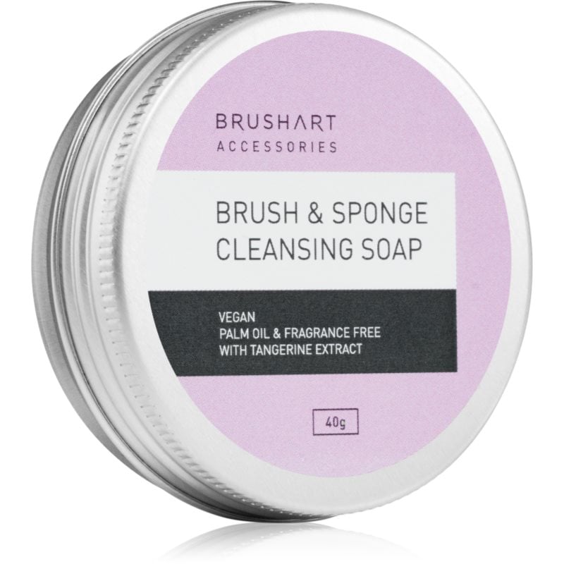 BrushArt Accessories Brush & Sponge cleansing soap почистващ сапун за козметични четки