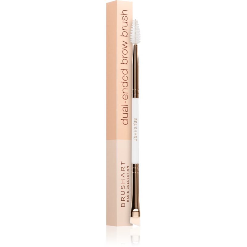 BrushArt Basic Dual-ended brow brush двустранна четка за вежди - Грим - Сравни цени от 1 магазин с безплатна доставка