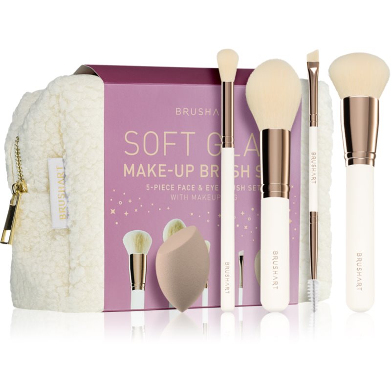 BrushArt BrushArt Basic Soft Glam make-up brush set Комплект четки с чантичка - Унисекс парфюм - Сравни цени от 1 магазин с безплатна доставка