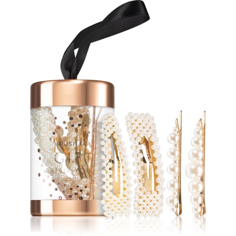 BrushArt Gift for You Pearl hair clip set фиби за коса - Грижа за коса - Сравни цени от 1 магазин с безплатна доставка