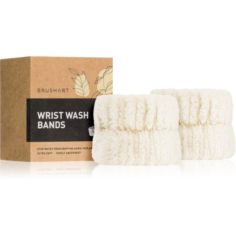 BrushArt Home Salon Wrist wash bands гривни против стичаща се вода при миене на лицето Cream - Грижа за лице - Сравни цени от 1 магазин с безплатна доставка