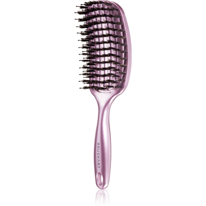 BrushArt Hair Vent blowdry hairbrush with boar bristles Четка за коса с влакна от найлон и глиган Medium - Грижа за коса - Сравни цени от 1 магазин с безплатна доставка