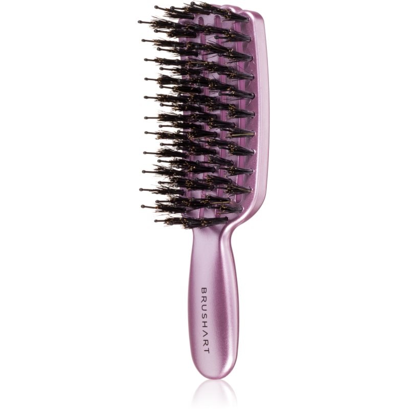 BrushArt Hair Vent blowdry hairbrush with boar bristles Четка за коса с влакна от найлон и глиган Mini - Грижа за коса - Сравни цени от 1 магазин с безплатна доставка