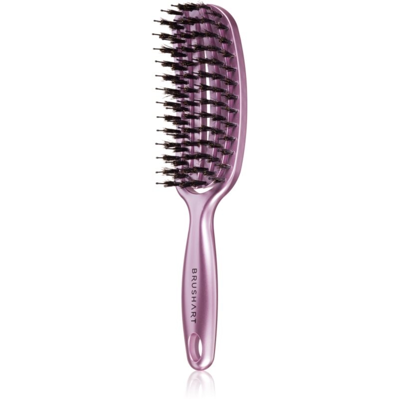 BrushArt BrushArt Hair Vent blowdry hairbrush with boar bristles Четка за коса с влакна от найлон и глиган Small - Унисекс парфюм - Сравни цени от 1 магазин с безплатна доставка