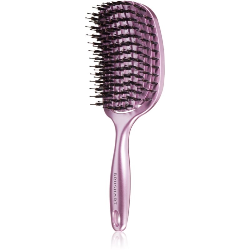 BrushArt Hair Vent blowdry hairbrush with boar bristles Четка за коса с влакна от найлон и глиган Large - Грижа за коса - Сравни цени от 1 магазин с безплатна доставка