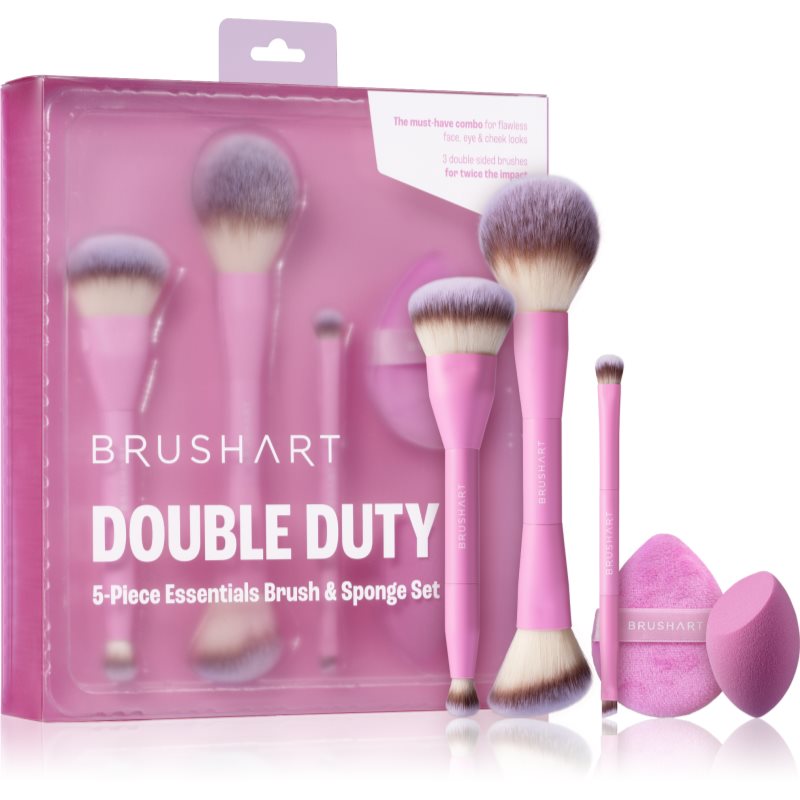 BrushArt Double Duty 5-Piece Essentials Brush & Sponge Set комплект четки - Комплект - Сравни цени от 1 магазин с безплатна доставка