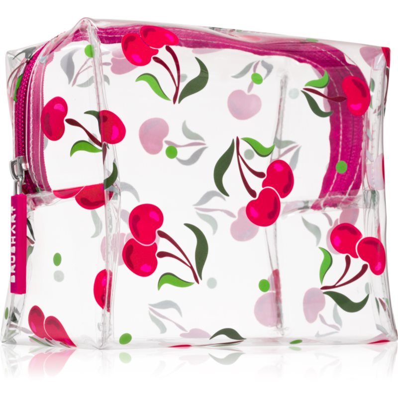 BrushArt BrushArt Accessories Transparent cosmetic bag прозрачна козметична чантичка Sweet Cherry 15 x 14 x 9 cm 1 бр. - Унисекс парфюм - Сравни цени от 1 магазин с безплатна доставка