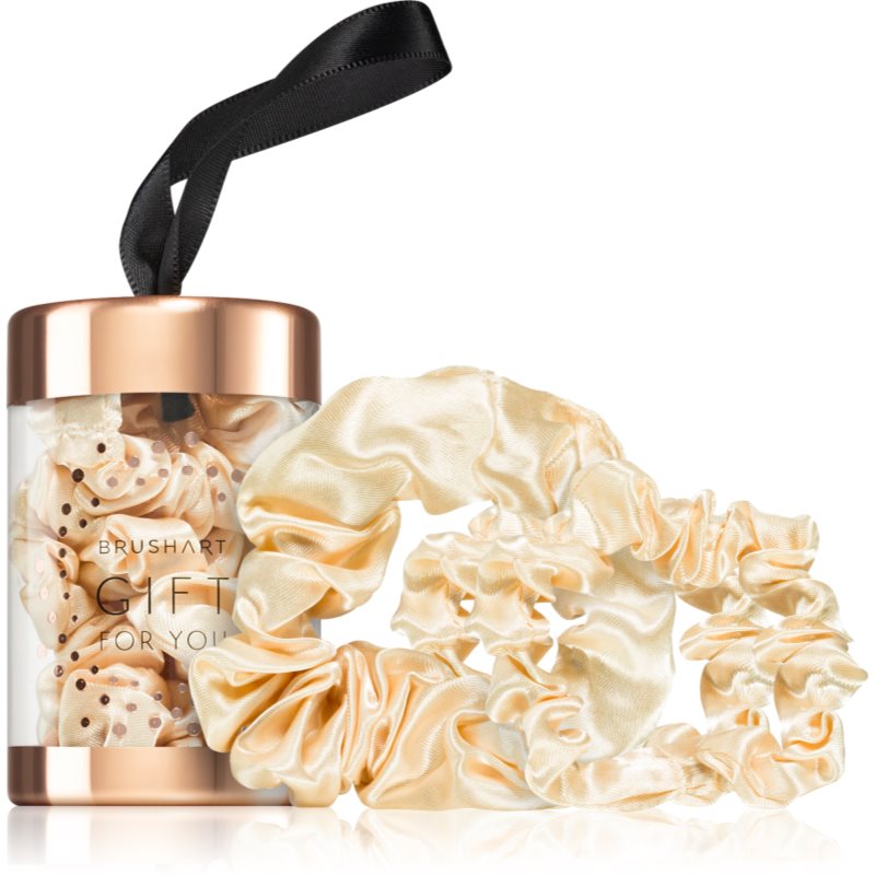 BrushArt BrushArt Gift for You Slim & Midi satin scrunchie set ластици за коса Blonde latte - Унисекс парфюм - Сравни цени от 1 магазин с безплатна доставка