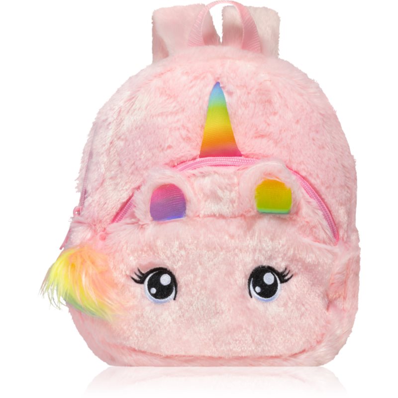 BrushArt KIDS Fluffy unicorn backpack Small детска раница Pink (20 x 23 cm) - За деца - Сравни цени от 1 магазин с безплатна доставка