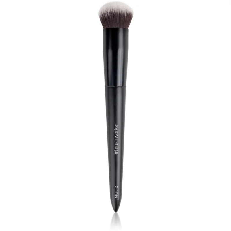 Brushworks Buffing Foundation Brush Четка за грим тип NO. 2 - Грим - Сравни цени от 1 магазин с безплатна доставка