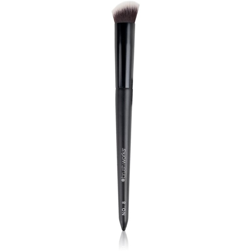 Brushworks Precise Angled Concealer Buffing Brush четка за коректор тип NO. 8