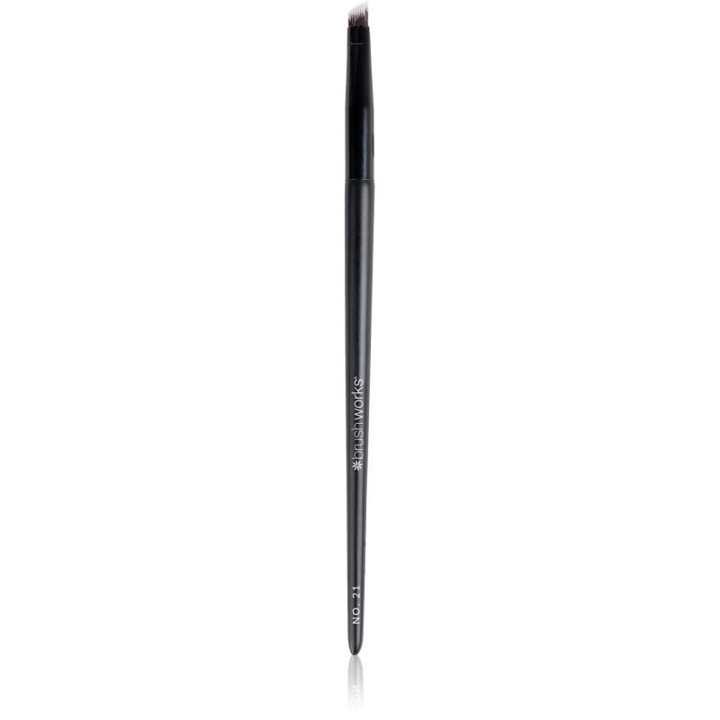 Brushworks Precise Brow скосена четка за вежди тип NO. 21 - Грим - Сравни цени от 1 магазин с безплатна доставка