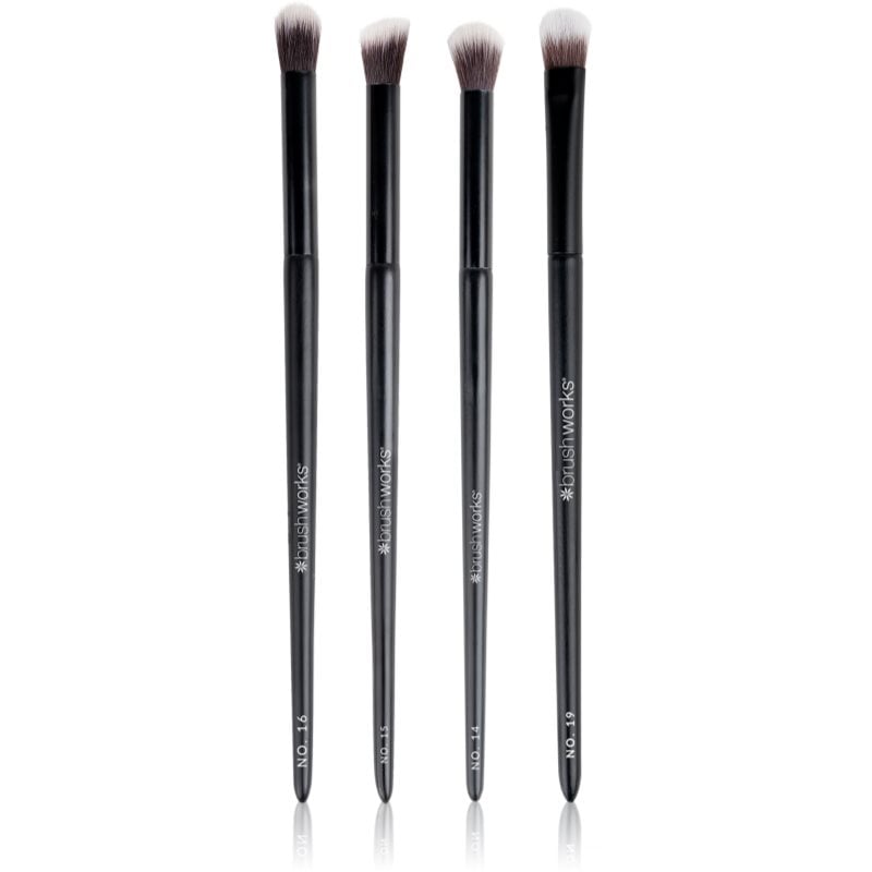 Brushworks Eye Blending Set комплект четки за гримиране на очите