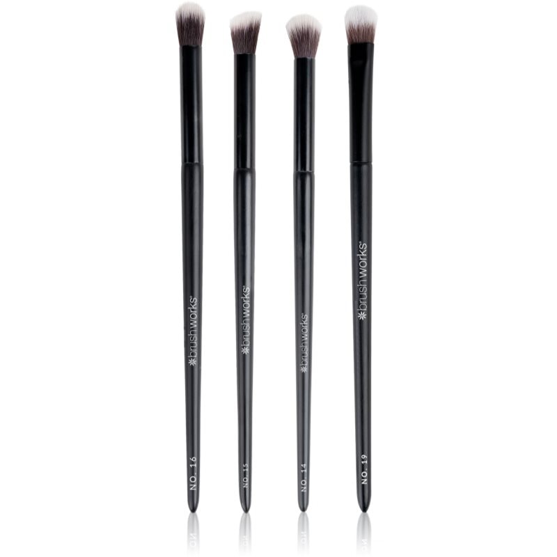 Brushworks Eye Blending Set комплект четки за гримиране на очите - Комплект - Сравни цени от 1 магазин с безплатна доставка