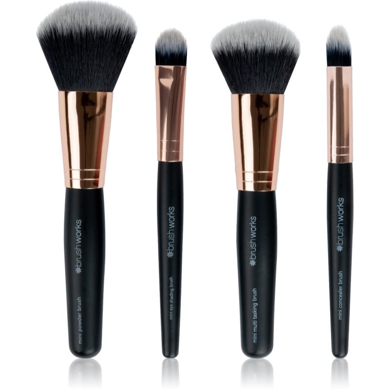 Brushworks Travel Brush Set комплект от мини четки - Комплект - Сравни цени от 1 магазин с безплатна доставка