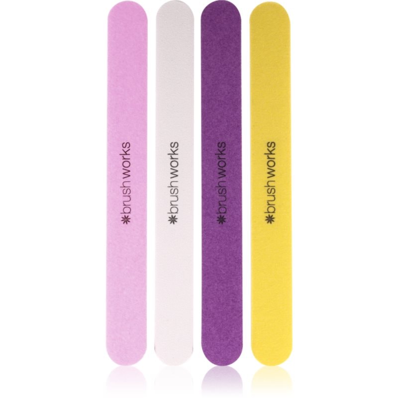 Brushworks Nail Files Coloured комплект пили за нокти за нокти - Комплект - Сравни цени от 1 магазин с безплатна доставка