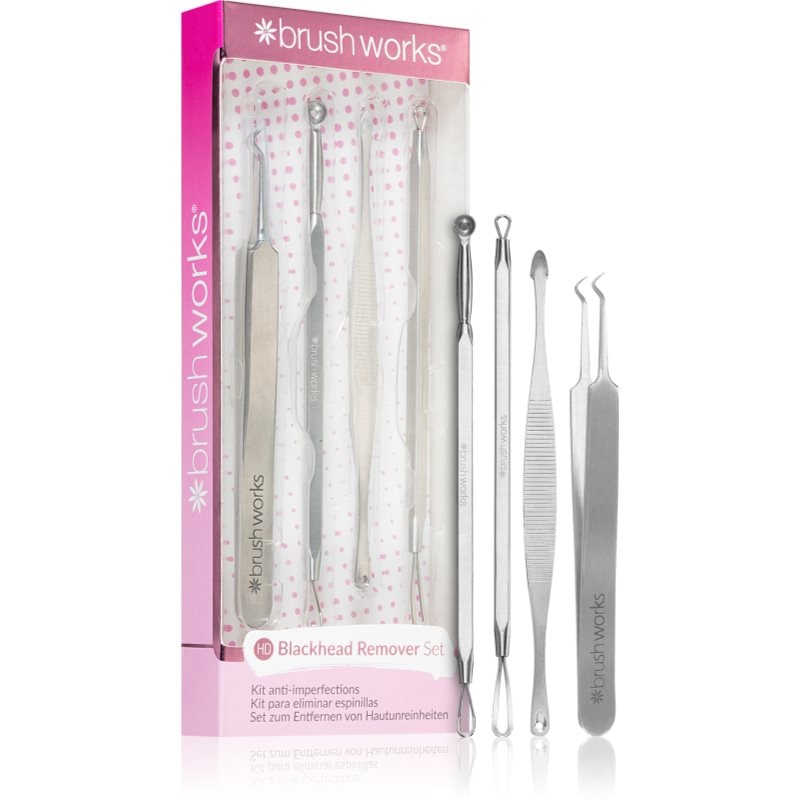 Brushworks Blackhead & Blemish Remover Set комплект за дълбоко почистване - Комплект - Сравни цени от 1 магазин с безплатна доставка