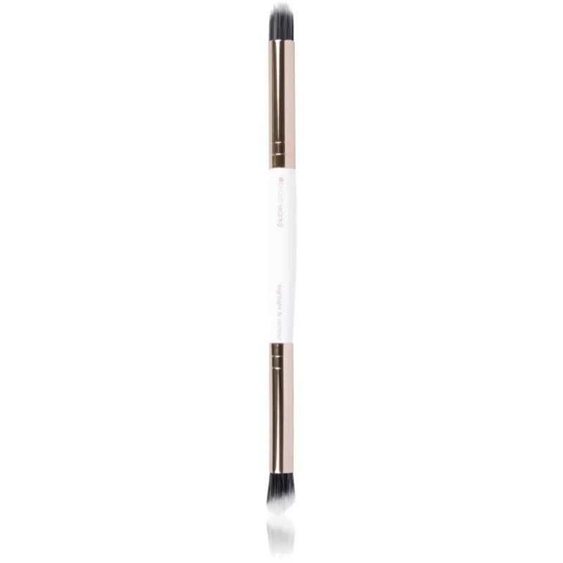 Brushworks Highlight And Contour Brush двустранна четка - Грим - Сравни цени от 1 магазин с безплатна доставка
