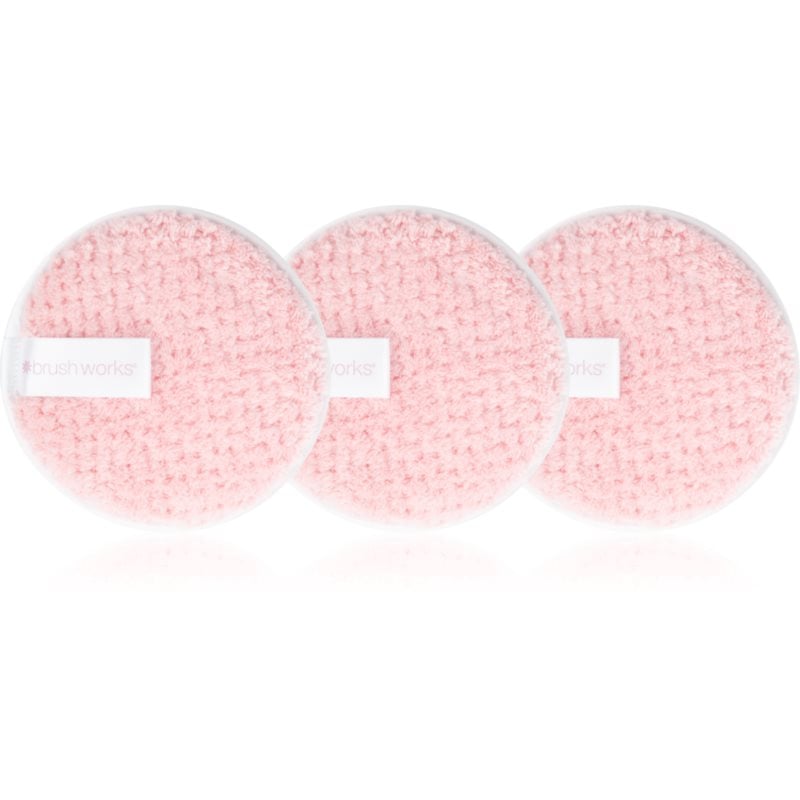 Brushworks Reusable Makeup Remover Pads тампони за почистване на грим, които могат да се перат