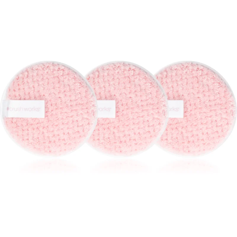 Brushworks Reusable Makeup Remover Pads тампони за почистване на грим, които могат да се перат