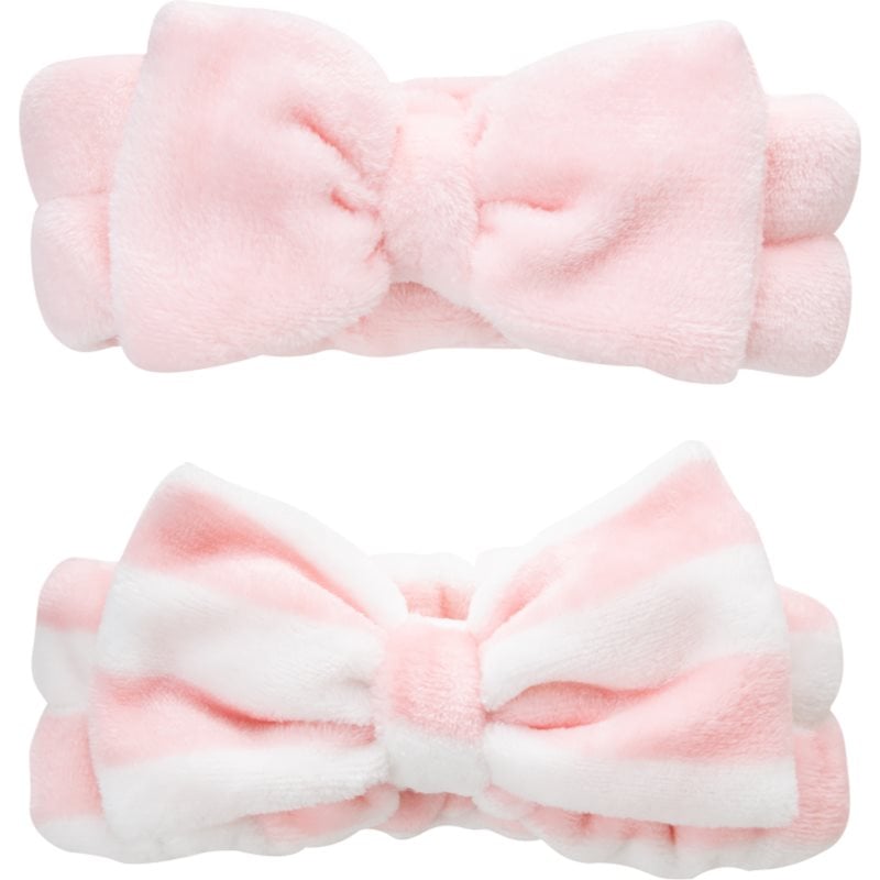 Brushworks Makeup Headbands козметична лента за глава с панделка