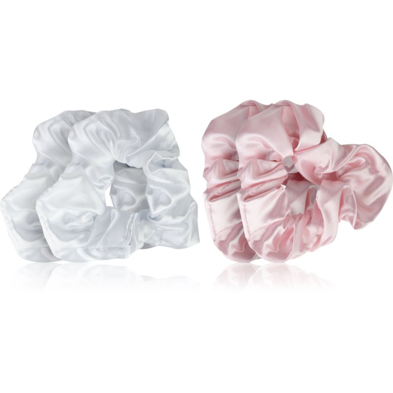 Brushworks Satin Scrunchies Pink & White ластици за коса - Грижа за коса - Сравни цени от 1 магазин с безплатна доставка