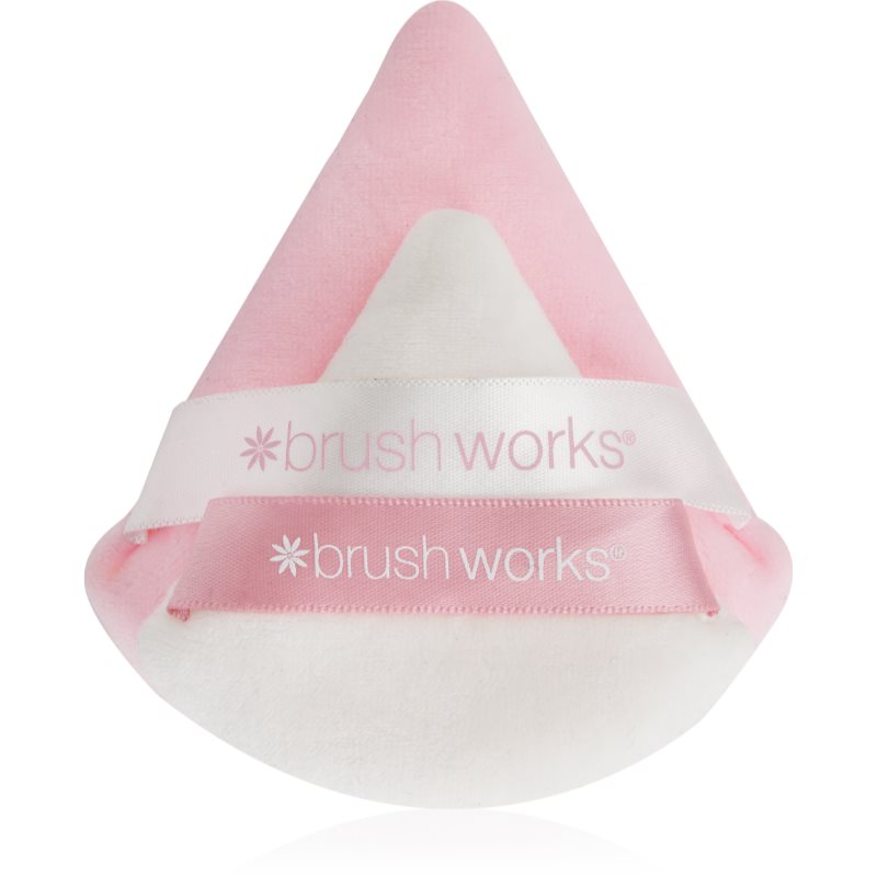 Brushworks Triangular Powder Puff Duo велурен тампон за пудра - Грим - Сравни цени от 1 магазин с безплатна доставка
