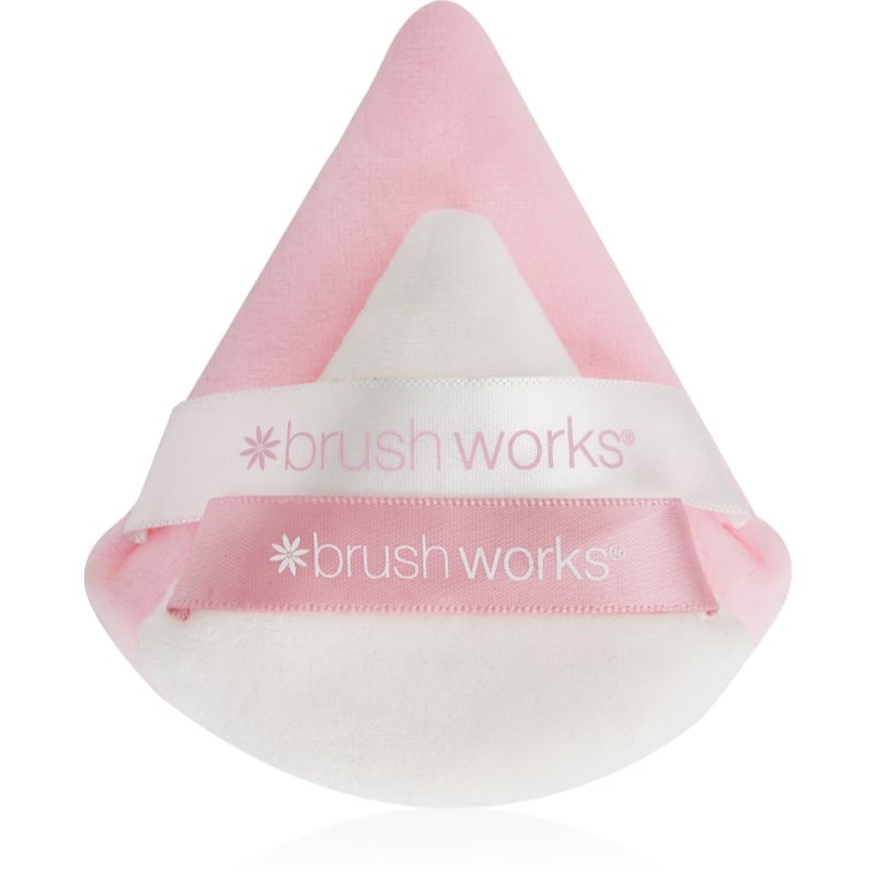 Brushworks Triangular Powder Puff Duo велурен тампон за пудра - Грим - Сравни цени от 1 магазин с безплатна доставка