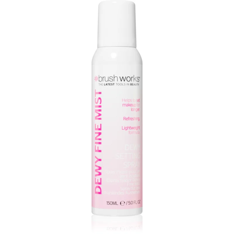 Brushworks Dewy Fine Mist фон дьо тен фиксатор - Грим - Сравни цени от 1 магазин с безплатна доставка