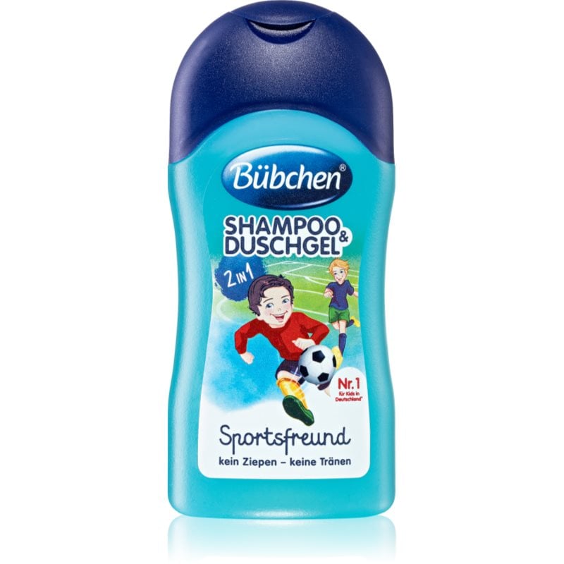 Bübchen Kids Shampoo & Shower II шампоан и душ гел 2 в 1 малка опаковка Sport´n Fun